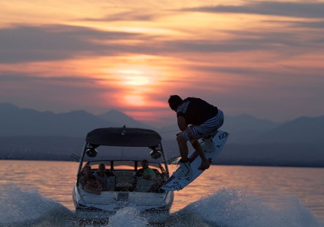  Sunset and Wakeboard 
